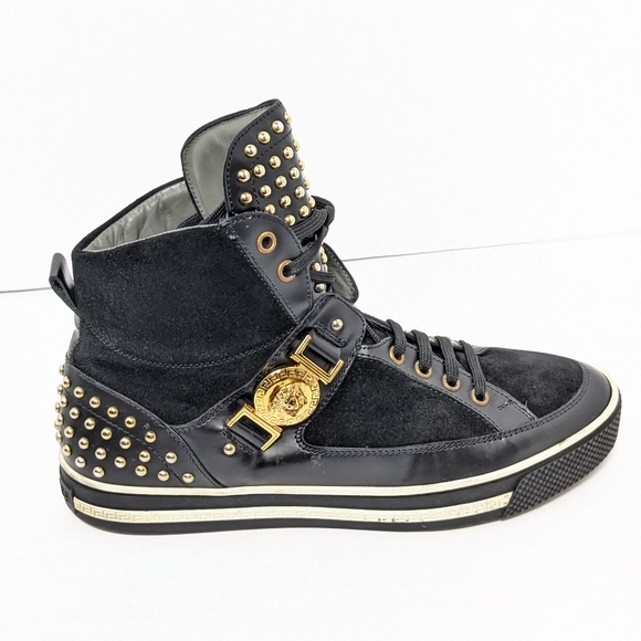 Versace studded high top sneakers - Picture 10 of 16